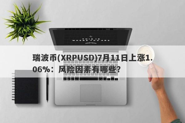 瑞波币(XRPUSD)7月11日上涨1.06%：风险因素有哪些？