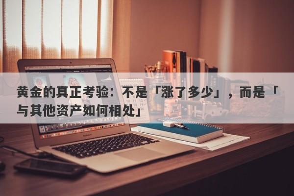 黄金的真正考验：不是「涨了多少」，而是「与其他资产如何相处」