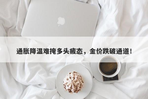 通胀降温难掩多头疲态，金价跌破通道！