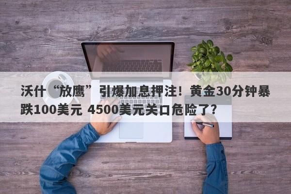 沃什“放鹰”引爆加息押注！黄金30分钟暴跌100美元 4500美元关口危险了？