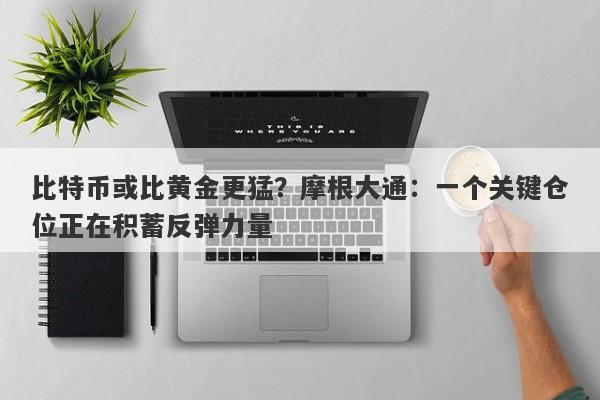 比特币或比黄金更猛？摩根大通：一个关键仓位正在积蓄反弹力量