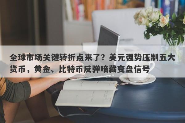 全球市场关键转折点来了？美元强势压制五大货币，黄金、比特币反弹暗藏变盘信号
